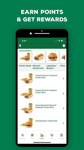 Runza® Ekran Görüntüleri