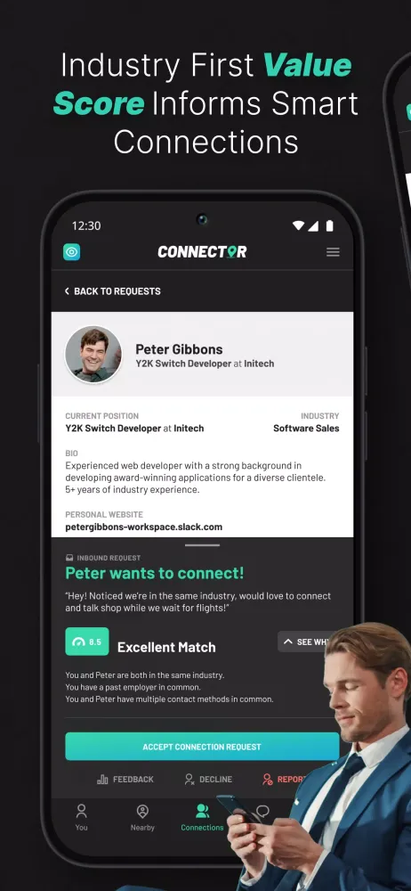 The Connector App Screenshots