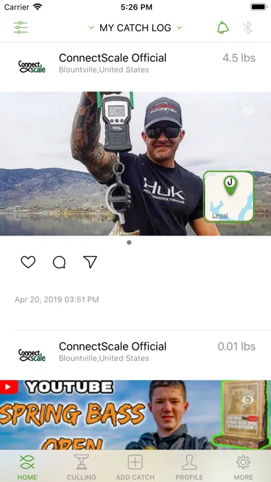 ConnectScale Fishing App स्क्रीनशॉट