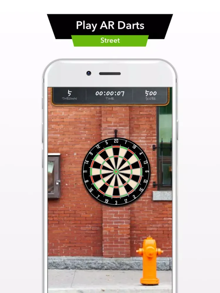 Capturas de tela do AR Darts Challenge iPad 