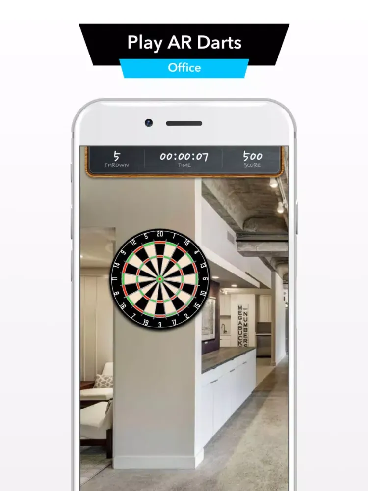 Capturas de tela do AR Darts Challenge iPad 