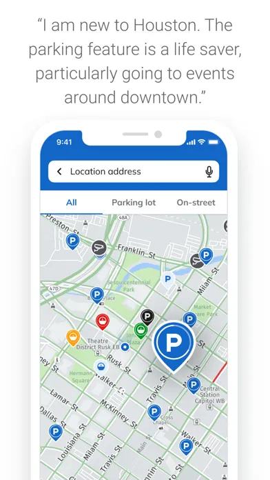 ภาพหน้าจอของ Houston ConnectSmart Traffic