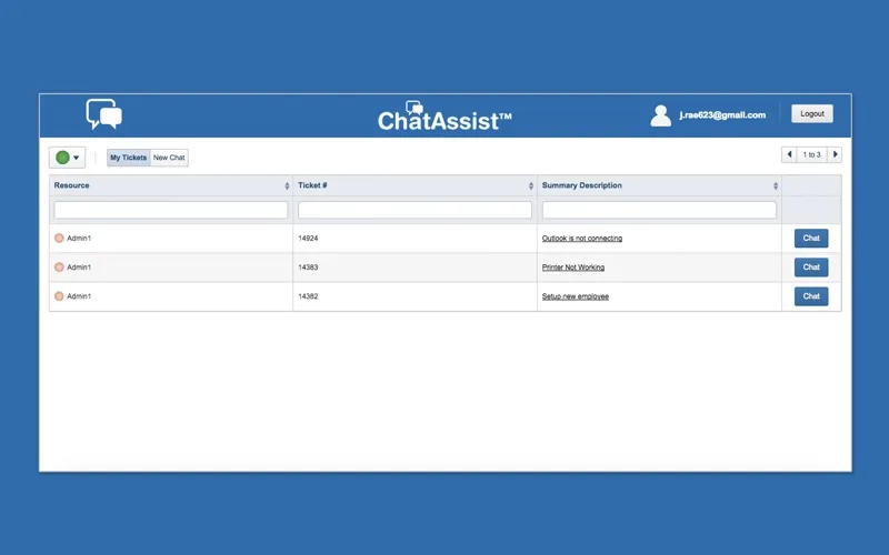 ChatAssist Customer سکرین شاٹس