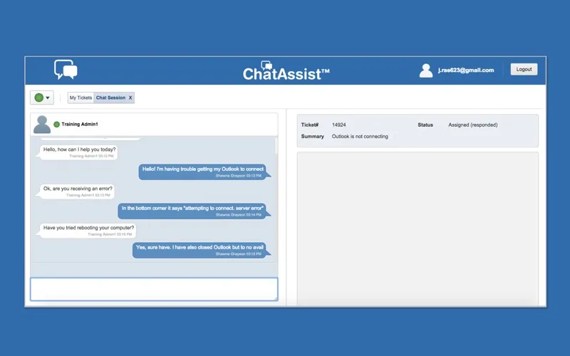 ChatAssist Customer سکرین شاٹس