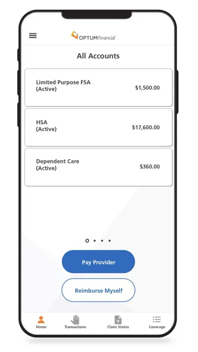 Capturas de pantalla de Optum Financial