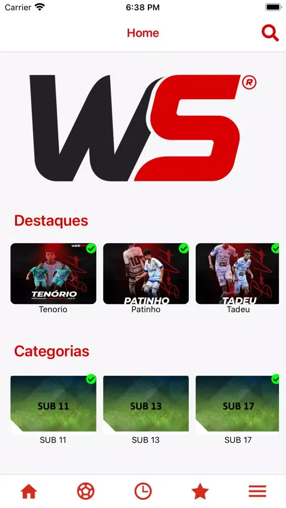 Captures d'écran de WideSport
