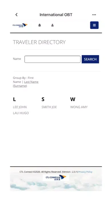 Zrzuty ekranu CTL-One Platform