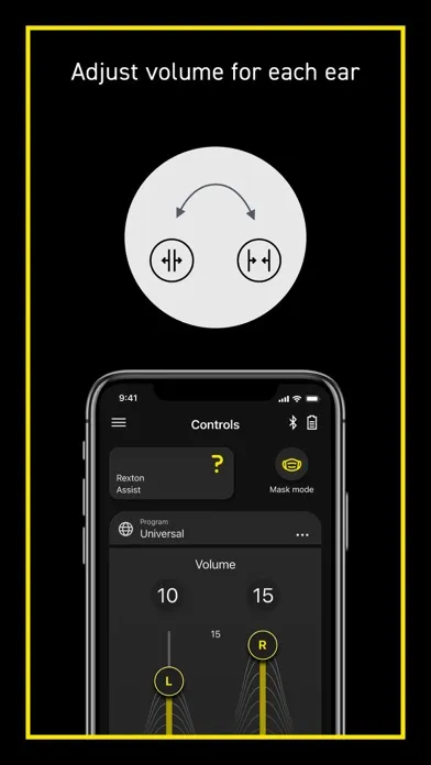Screenshot di Rexton App