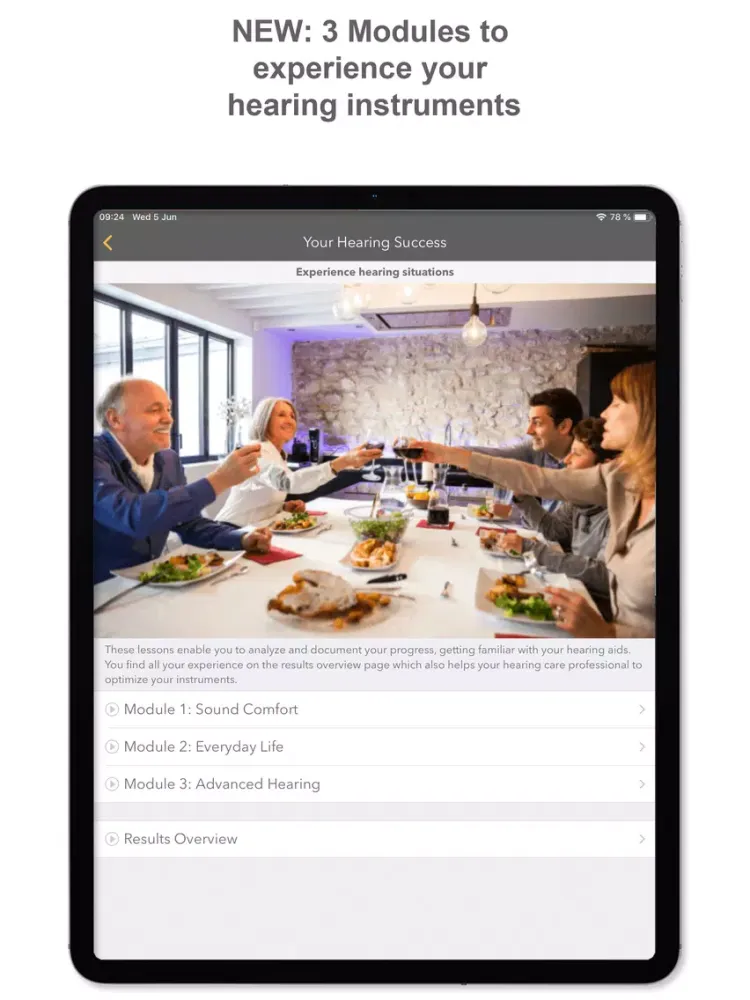 Captures d'écran de Connexx Smart Direct iPad 