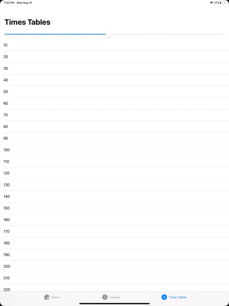 Tangkapan skrin Math Rath AR iPad 