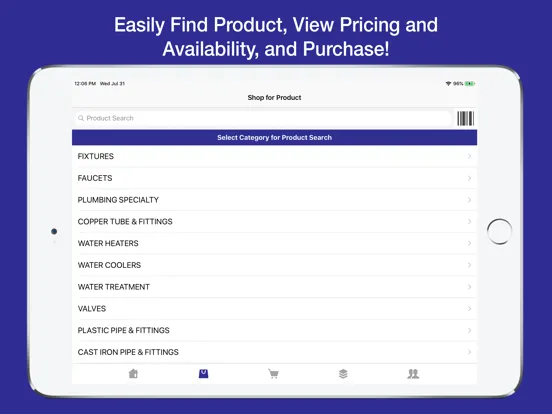 Connor Co. OE Touch iPad  Screenshots