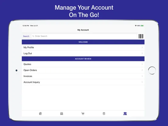 Connor Co. OE Touch iPad  Screenshots