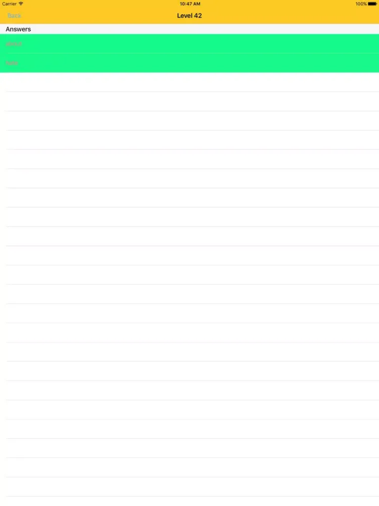 صور Cheats for WordBubbles iPad 