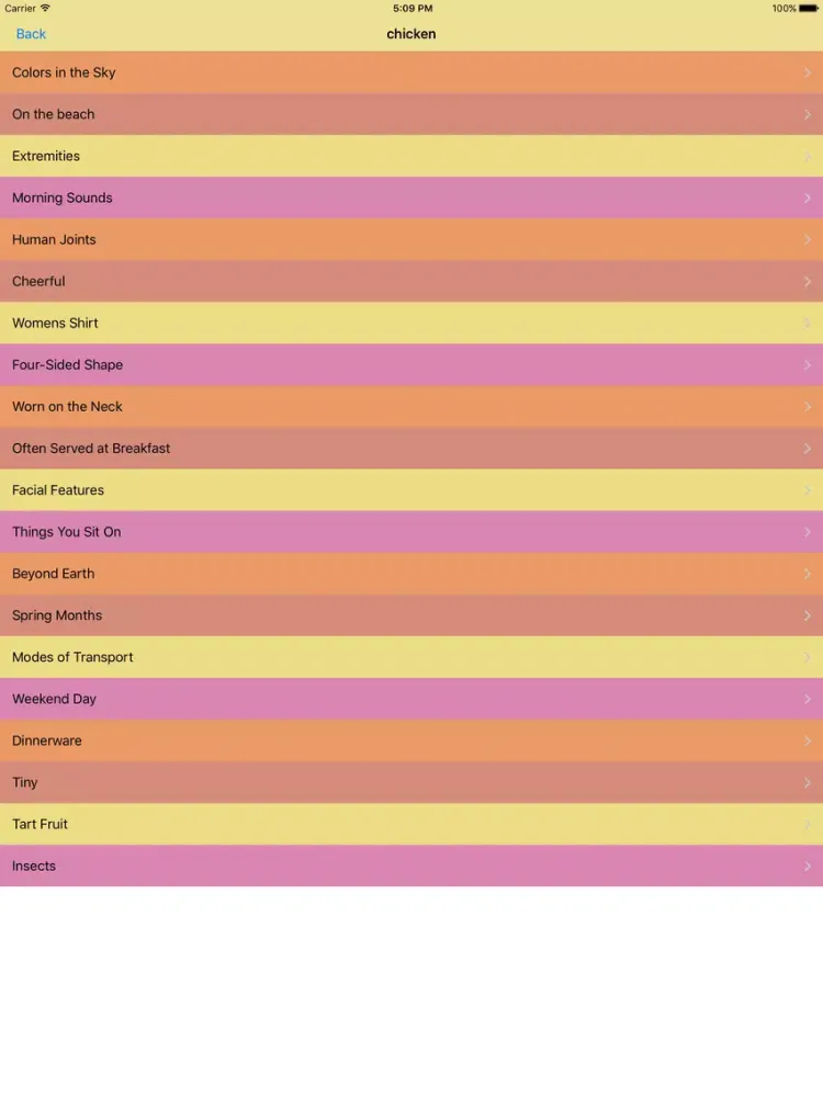 Cheats for WordWhizzle iPad  Screenshots