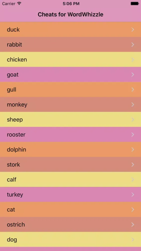 Cheats for WordWhizzle Screenshots