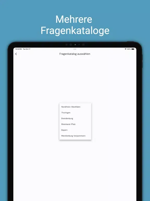 Angelschein Theorie Trainer iPad  スクリーンショット