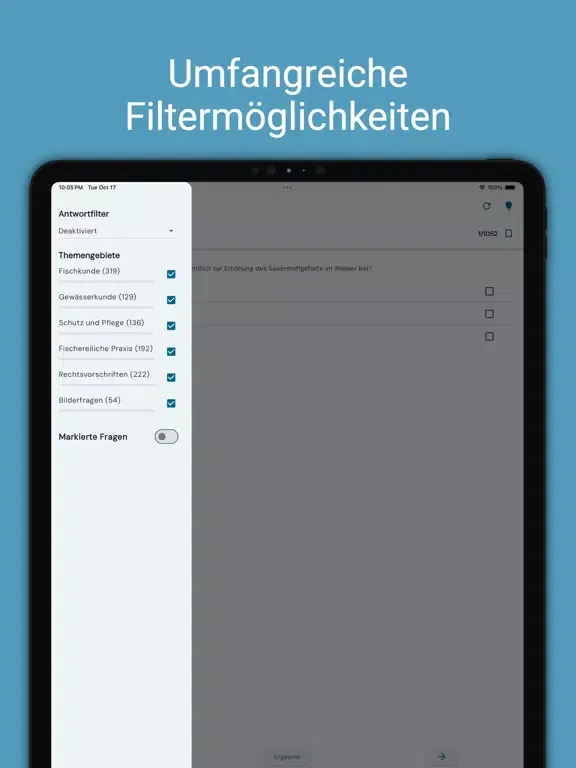 Angelschein Theorie Trainer iPad  スクリーンショット