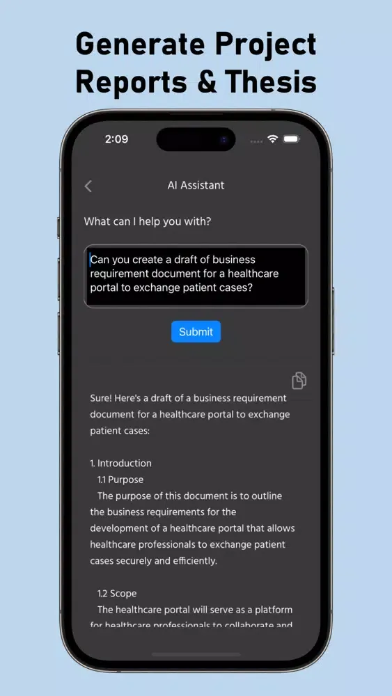 Question AI: Question Answer Screenshots