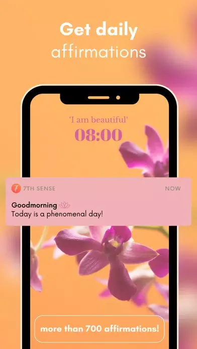 Tangkapan skrin 7th Sense – Daily Affirmations