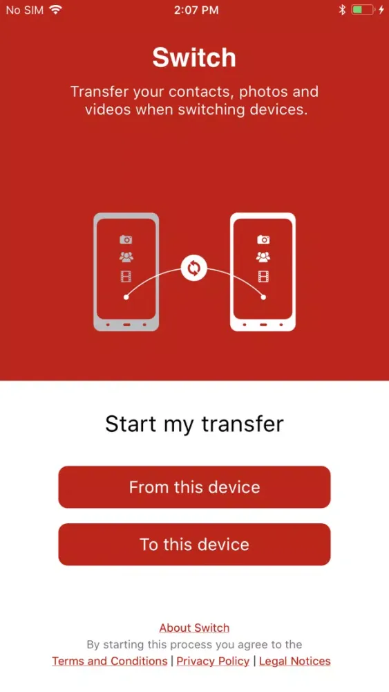 صور Switch Mobile Transfer