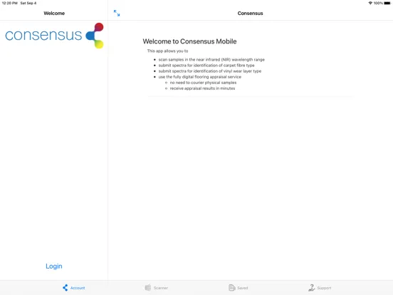 Скриншоты Consensus Mobile iPad 