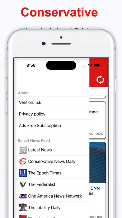Скриншоты Conservative News Daily