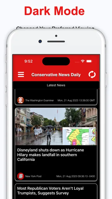 Скриншоты Conservative News Daily
