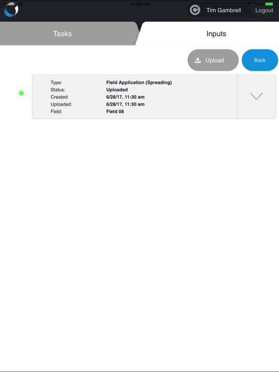 Conservis Tasks - Inputs iPad  স্ক্রিনশট