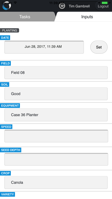 Conservis Tasks - Inputs স্ক্রিনশট