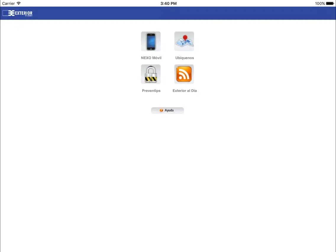 صور Exterior NEXO Móvil iPad 