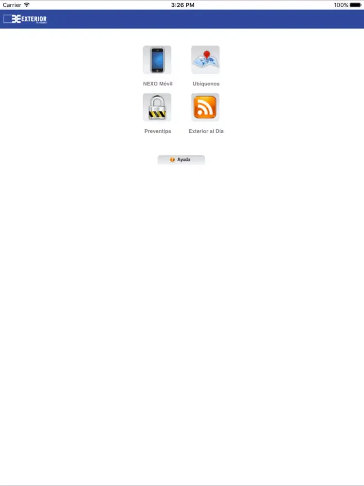 صور Exterior NEXO Móvil iPad 