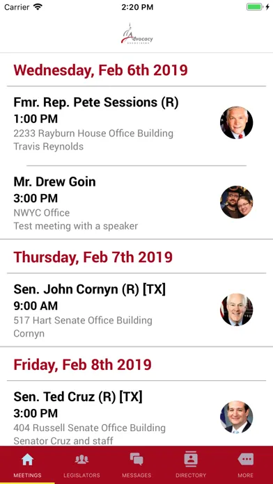 AdvocacyDay スクリーンショット
