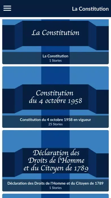 Constitution Française Screenshots