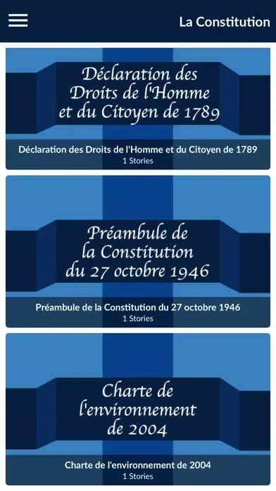 Constitution Française Screenshots