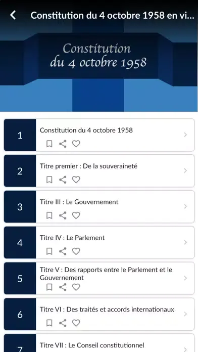 Constitution Française Screenshots