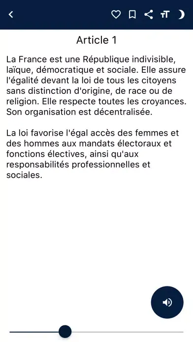 Constitution Française Screenshots