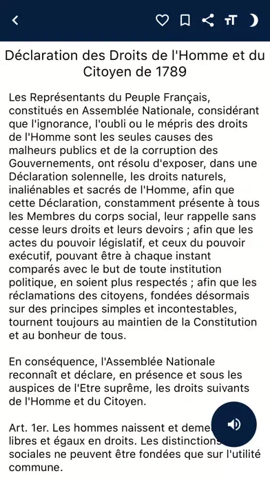 Constitution Française Screenshots
