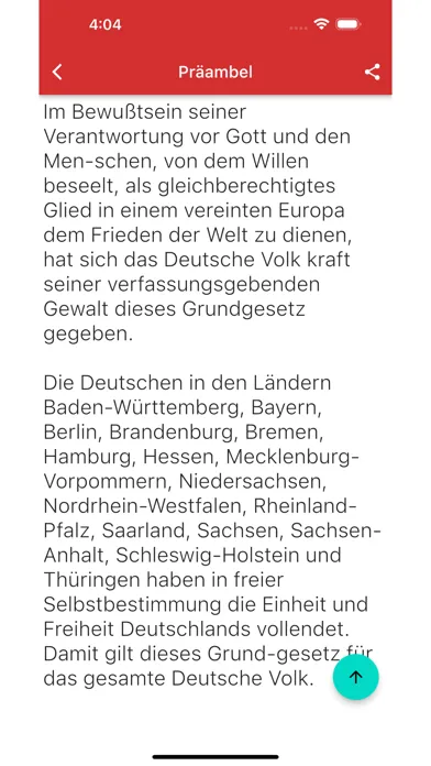 Tangkapan skrin Constitution of Germany