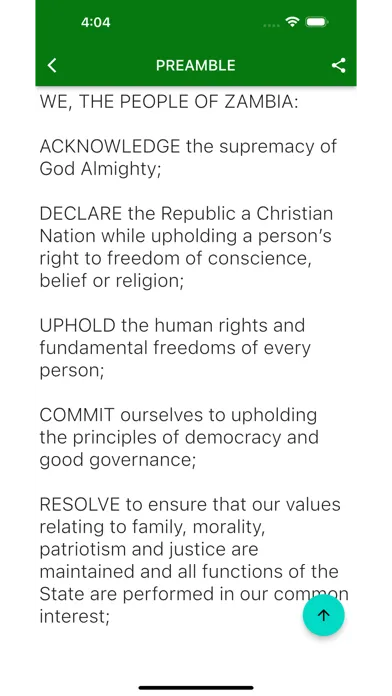 Capturas de pantalla de Constitution of Zambia