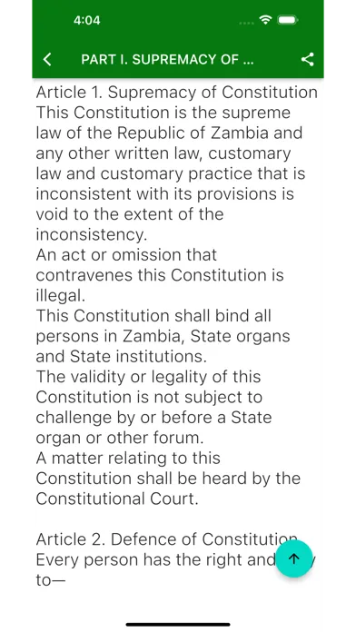 Capturas de pantalla de Constitution of Zambia