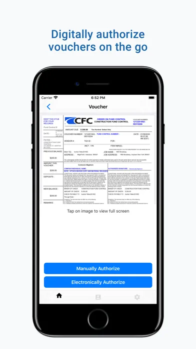 CFC mobile app سکرین شاٹس