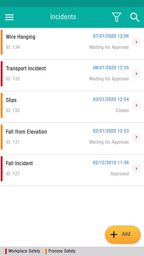 DSS Incident Management System Screenshots