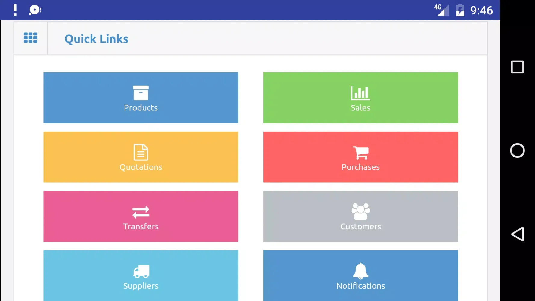 Screenshot di SImply POS