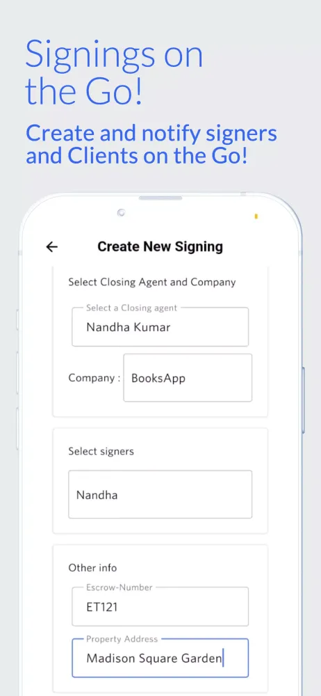 TheNotaryApp Screenshots