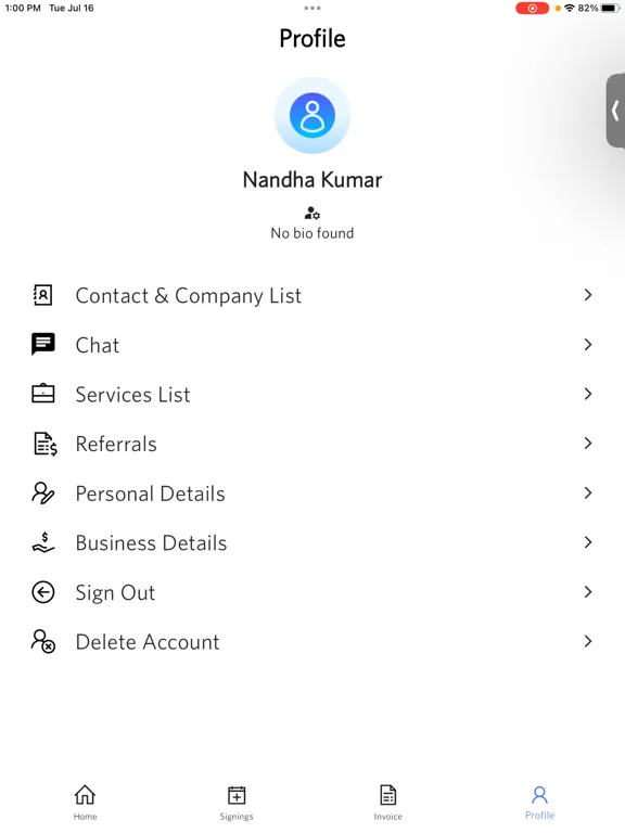 Zrzuty ekranu The Notary App iPad 