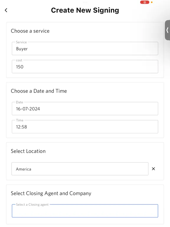 Zrzuty ekranu The Notary App iPad 