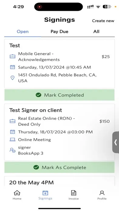 Zrzuty ekranu The Notary App