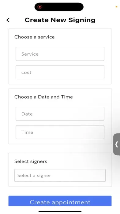 Zrzuty ekranu The Notary App