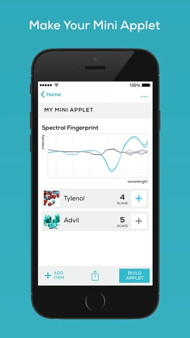Tangkapan layar SCiO Pocket Molecular Sensor