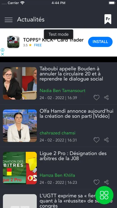 Capturas de pantalla de Tunisie Numerique